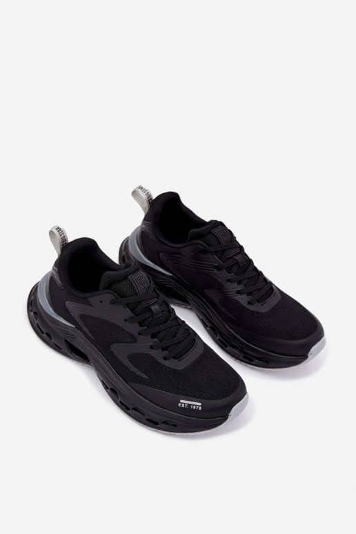 Men's Sports Shoes On Platform Big Star RR174022 Hi-Poly System Black Men's Sports Shoes On Platform Big Star RR174022 Hi-Poly System Black