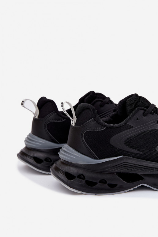 Men's Sports Shoes On Platform Big Star RR174022 Hi-Poly System Black Men's Sports Shoes On Platform Big Star RR174022 Hi-Poly System Black