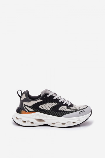 Buty Sportowe Męskie Na Platformie Big Star RR174023 Hi-Poly System Szare 2