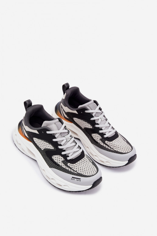 Men's Sports Shoes On Platform Big Star RR174023 Hi-Poly System Gray Men's Sports Shoes On Platform Big Star RR174023 Hi-Poly System Gray