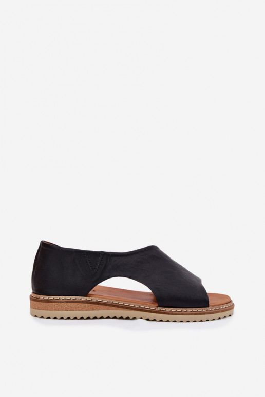 Leather Women's Sandals Artiker 46C1016 Black Leather Women's Sandals Artiker 46C1016 Black