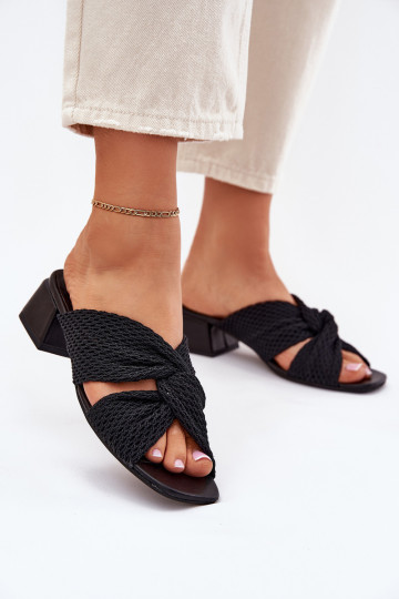 Ladies Heeled Sandals Maciejka 06955-01 Black 2