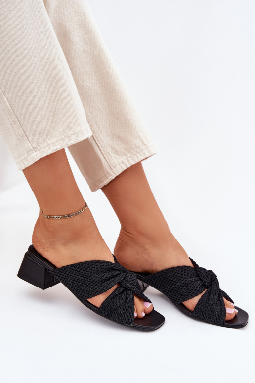 Ladies Heeled Sandals Maciejka 06955-01 Black Ladies Heeled Sandals Maciejka 06955-01 Black