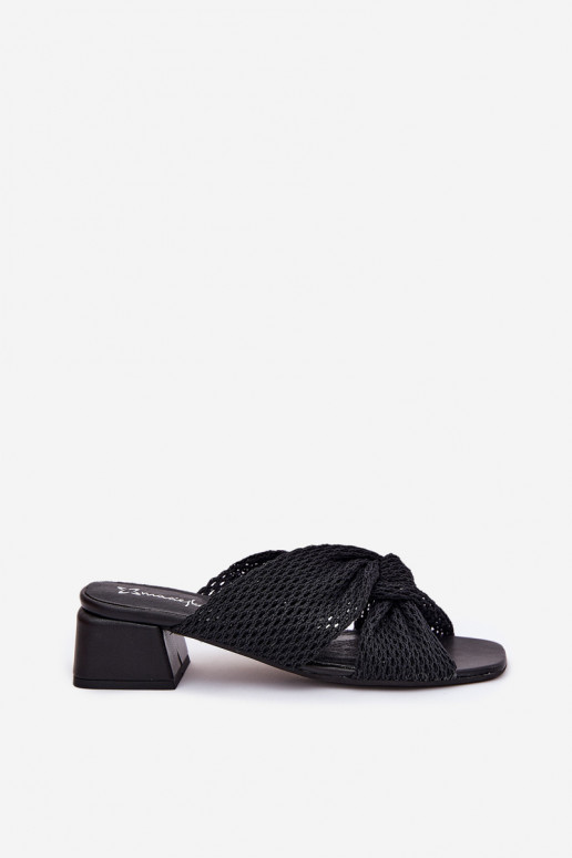 Ladies Heeled Sandals Maciejka 06955-01 Black Ladies Heeled Sandals Maciejka 06955-01 Black