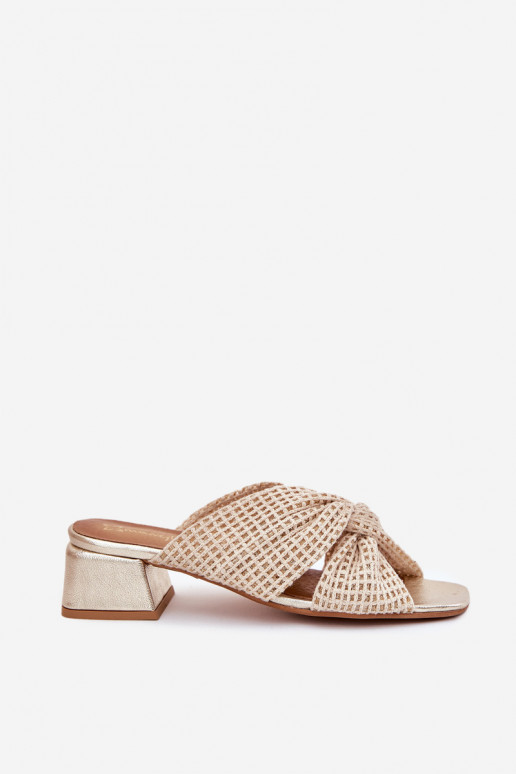 Ladies Platform Sandals Maciejka 06955-25 Beige-Gold Ladies Platform Sandals Maciejka 06955-25 Beige-Gold