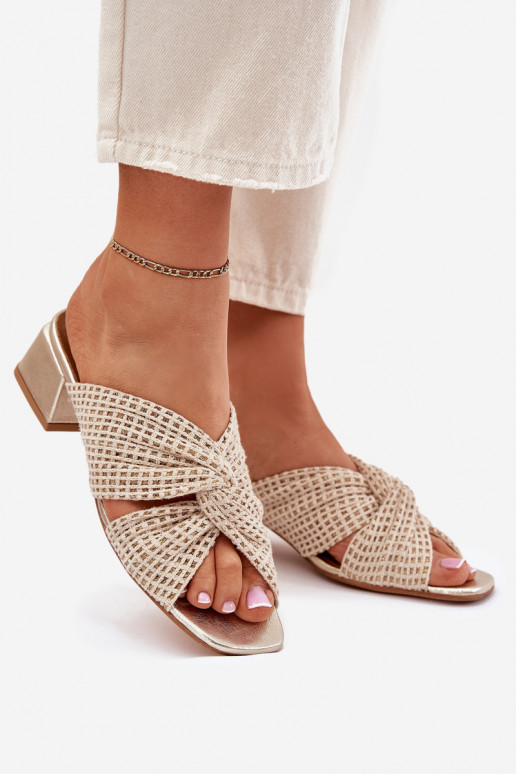 Ladies Platform Sandals Maciejka 06955-25 Beige-Gold Ladies Platform Sandals Maciejka 06955-25 Beige-Gold