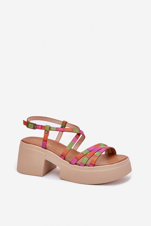 Ladies Leather Sandals Maciejka 06990-39 Multicolor Ladies Leather Sandals Maciejka 06990-39 Multicolor