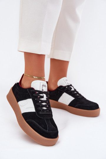 Suede Women's Sneakers Daniel Lopez Just Dare SS2D4021 Black 2