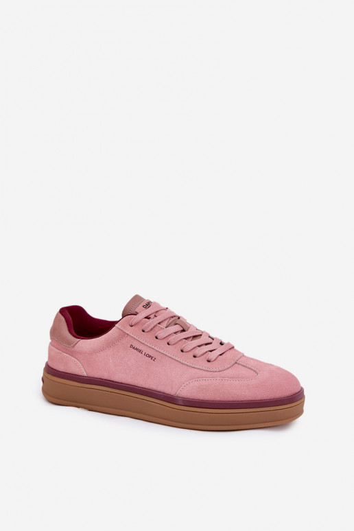 Suede Women's Sneakers Daniel Lopez SS2D4010 Pink Suede Women's Sneakers Daniel Lopez SS2D4010 Pink