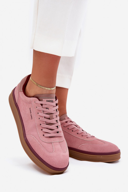 Suede Women's Sneakers Daniel Lopez SS2D4010 Pink Suede Women's Sneakers Daniel Lopez SS2D4010 Pink