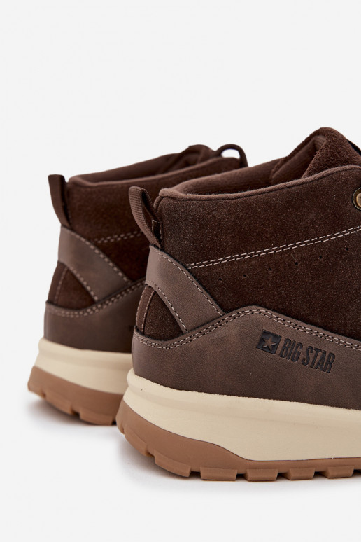Suede Men's Hiking Shoes Big Star SS174263 Brown Suede Men's Hiking Shoes Big Star SS174263 Brown