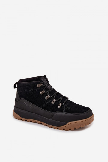 Suede Men's Hiking Shoes Big Star SS174265 Black
