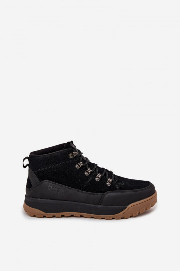Suede Men's Hiking Shoes Big Star SS174265 Black 2