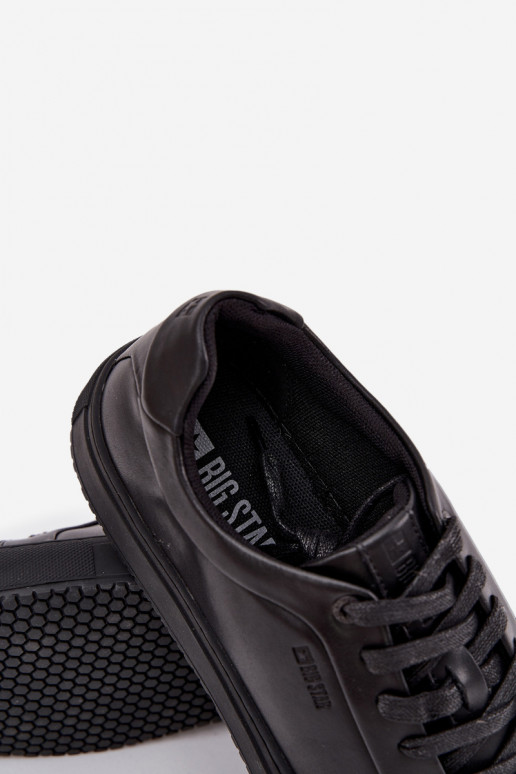 Leather Men's Sneakers Big Star SS174121 Black Leather Men's Sneakers Big Star SS174121 Black