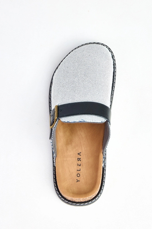 Czarne kapcie na korkowej platformie... Czarne kapcie na korkowej platformie...