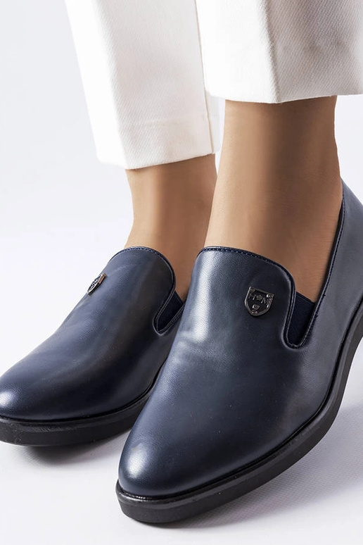 Granatowe gładkie półbuty Concord Granatowe gładkie półbuty Concord