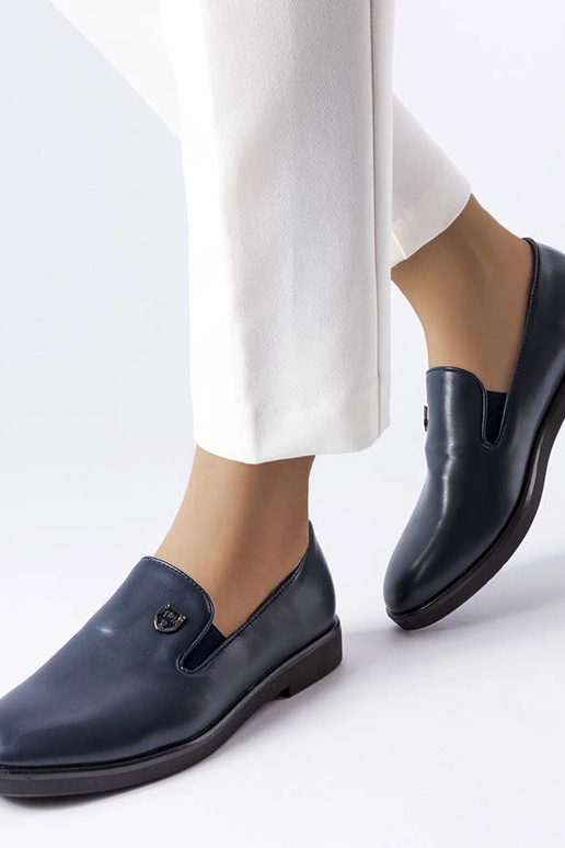 Granatowe gładkie półbuty Concord Granatowe gładkie półbuty Concord