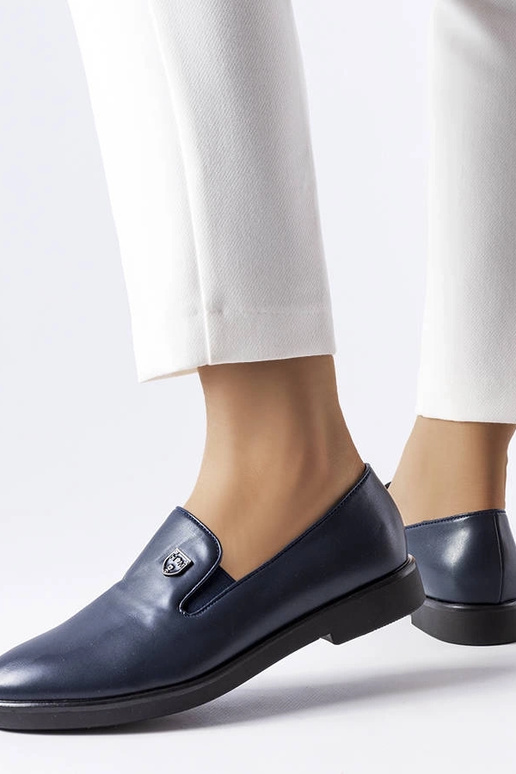 Granatowe gładkie półbuty Concord Granatowe gładkie półbuty Concord