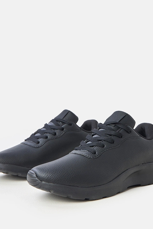 Czarne sneakersy męskie na...