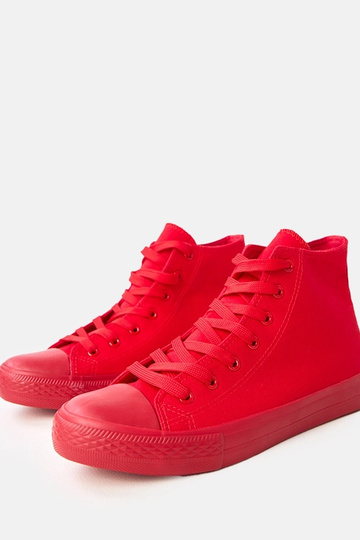 Czerwone męskie trampki za... 2