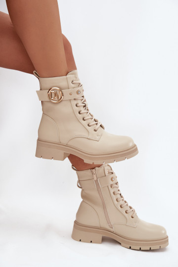 Insulated workery women's with decorative detail beige Talyssa