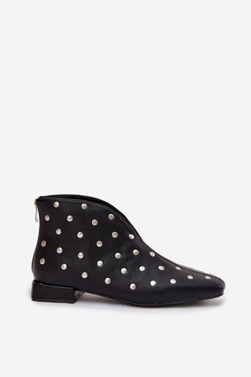 Women's ankle boots with delicate heels black Elvienne Women's ankle boots with delicate heels black Elvienne