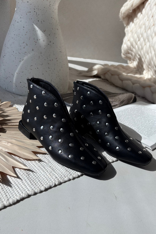 Women's ankle boots with delicate heels black Elvienne Women's ankle boots with delicate heels black Elvienne