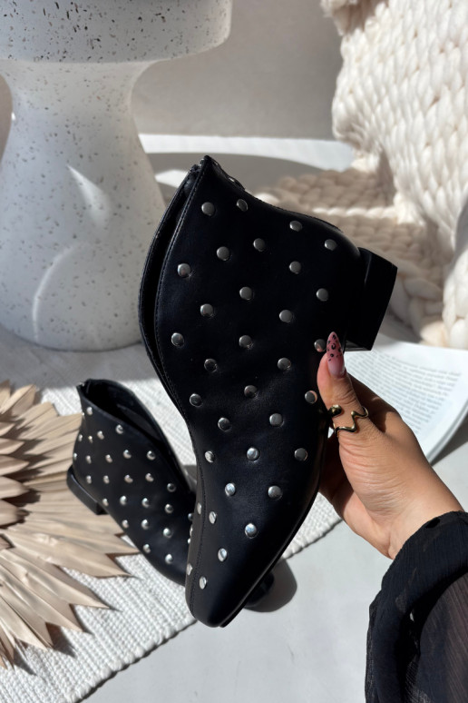 Women's ankle boots with delicate heels black Elvienne Women's ankle boots with delicate heels black Elvienne