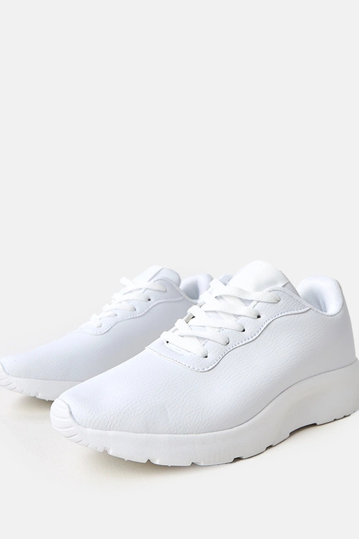 Białe sneakersy męskie na...