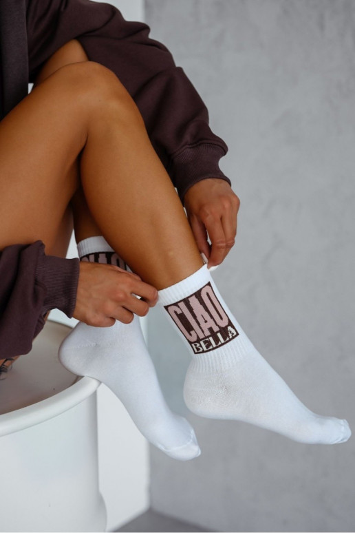 Women's Socks CIAO BELLA White Women's Socks CIAO BELLA White