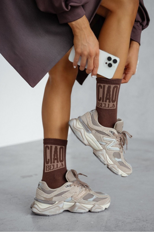 Women's Socks CIAO BELLA Chocolate Women's Socks CIAO BELLA Chocolate