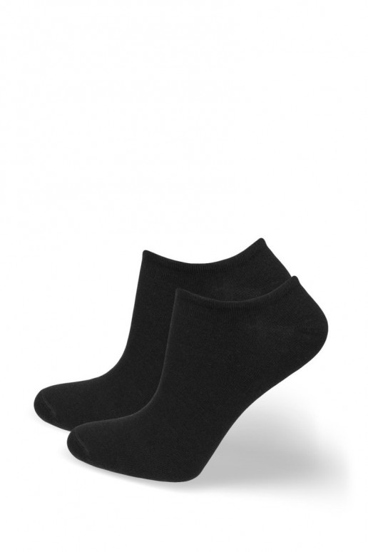 Women's Ankle Socks STOP BACTERIA Black