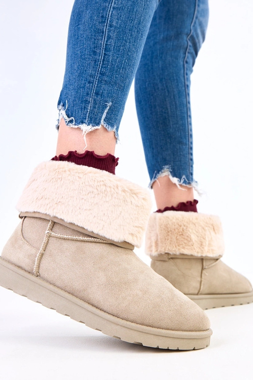 Zielone śniegowce z futerkiem na...