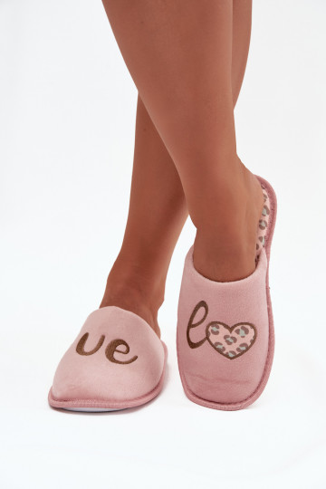 Women's slippers LOVE Vinceza 19960 Pink