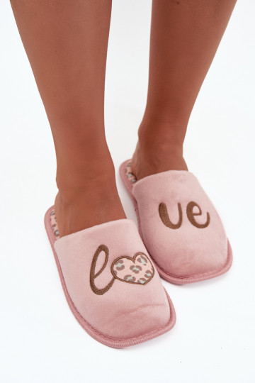 Women's slippers LOVE Vinceza 19960 Pink 2