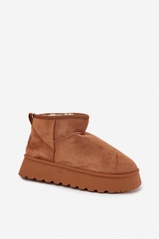 Women's Snow Boots on Platform Camel Celyra