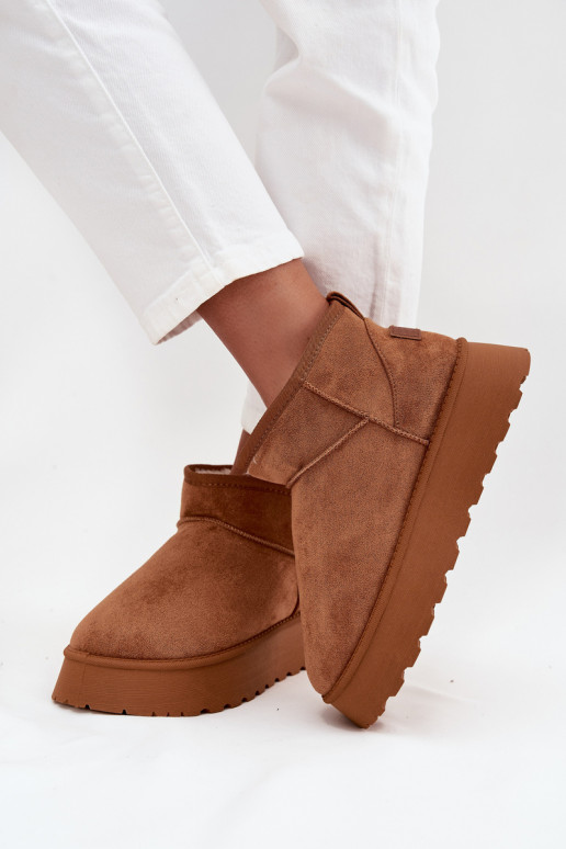 Women's Snow Boots on Platform Camel Celyra