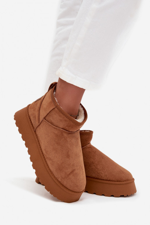 Women's Snow Boots on Platform Camel Celyra