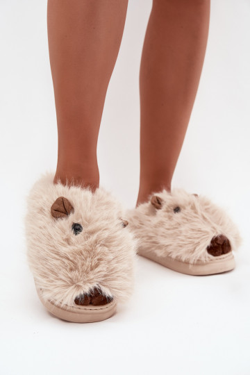 Women's Fur Caps Capybara Light Beige Pravelle 2