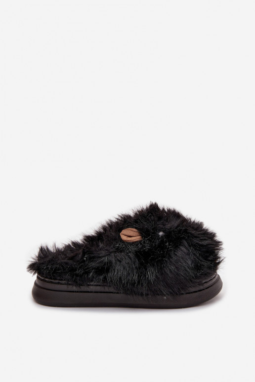 Fur Caps for Women Capybara Black Pravelle