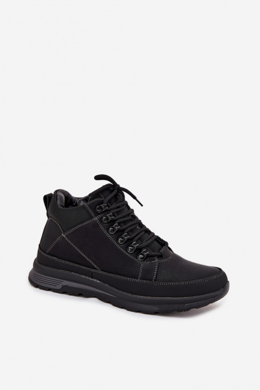Men's Hiking Boots with Insulation Black Wivelle Men's Hiking Boots with Insulation Black Wivelle
