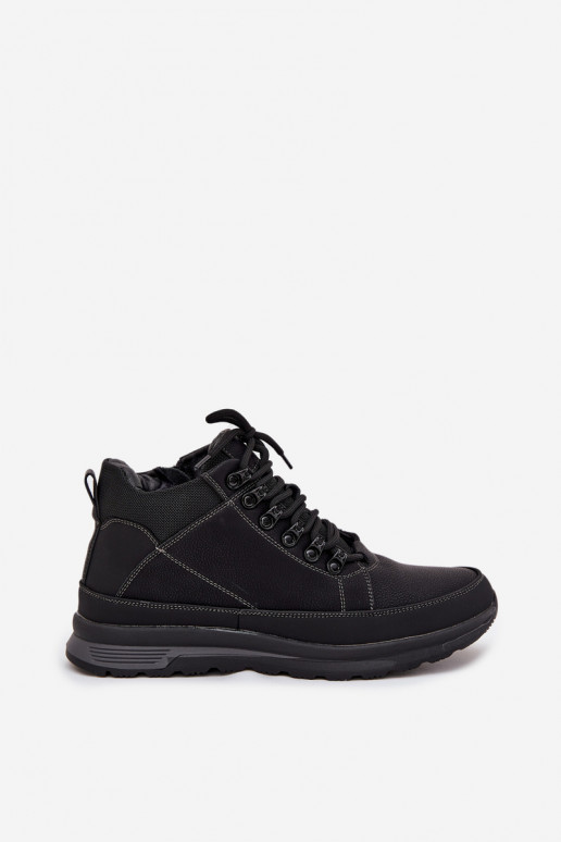 Men's Hiking Boots with Insulation Black Wivelle Men's Hiking Boots with Insulation Black Wivelle