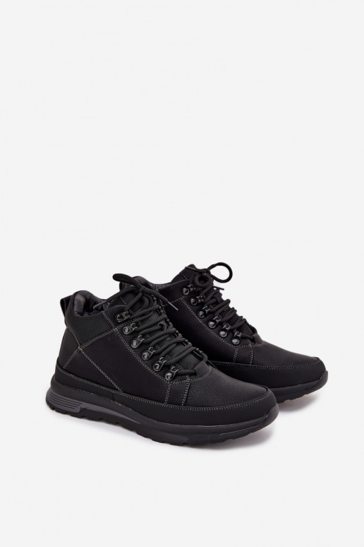 Men's Hiking Boots with Insulation Black Wivelle Men's Hiking Boots with Insulation Black Wivelle