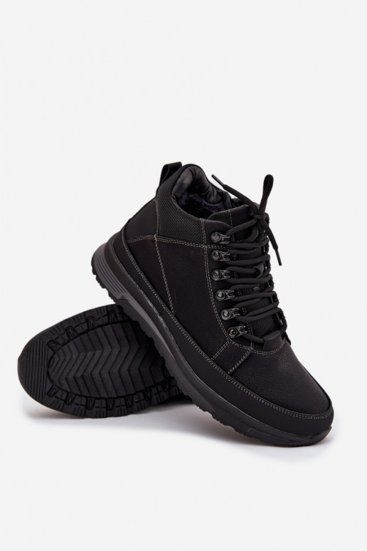 Men's Hiking Boots with Insulation Black Wivelle Men's Hiking Boots with Insulation Black Wivelle