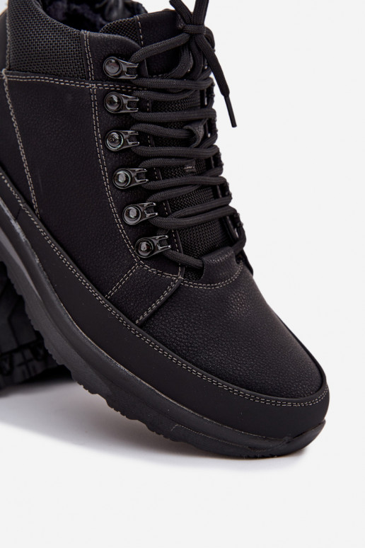 Men's Hiking Boots with Insulation Black Wivelle Men's Hiking Boots with Insulation Black Wivelle