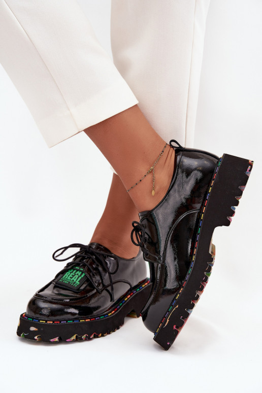 Patent Leather Leather Women's Shoes Artiker 57C0172 Black