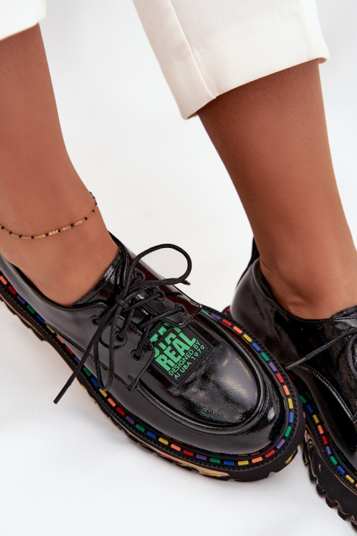 Patent Leather Leather Women's Shoes Artiker 57C0172 Black