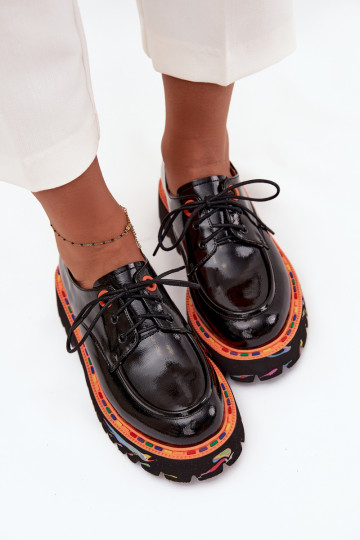Leather Women's Patent Shoes Artiker 57C0176 Black 2