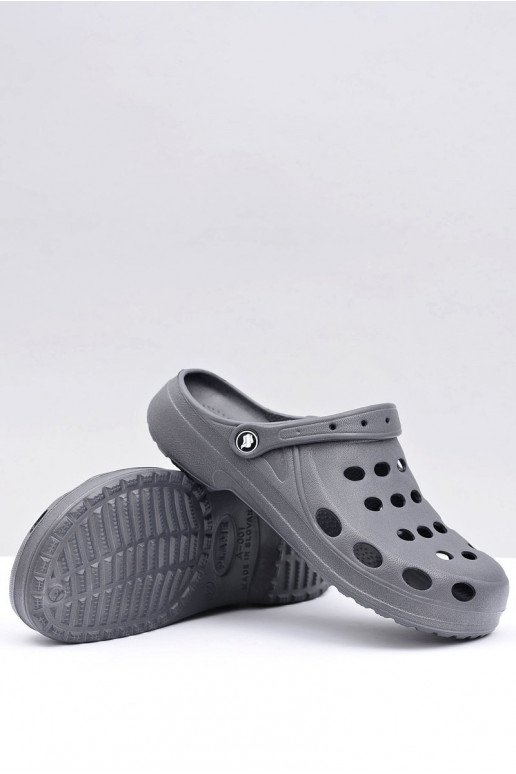 Men's Flip Flops Sandals Grey