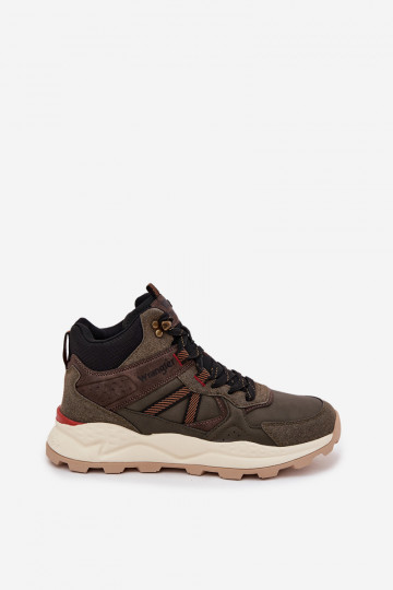 Buty Trekkingowe Męskie WRANGLER WEST MEN MID 20253027 Ciemnozielone 2